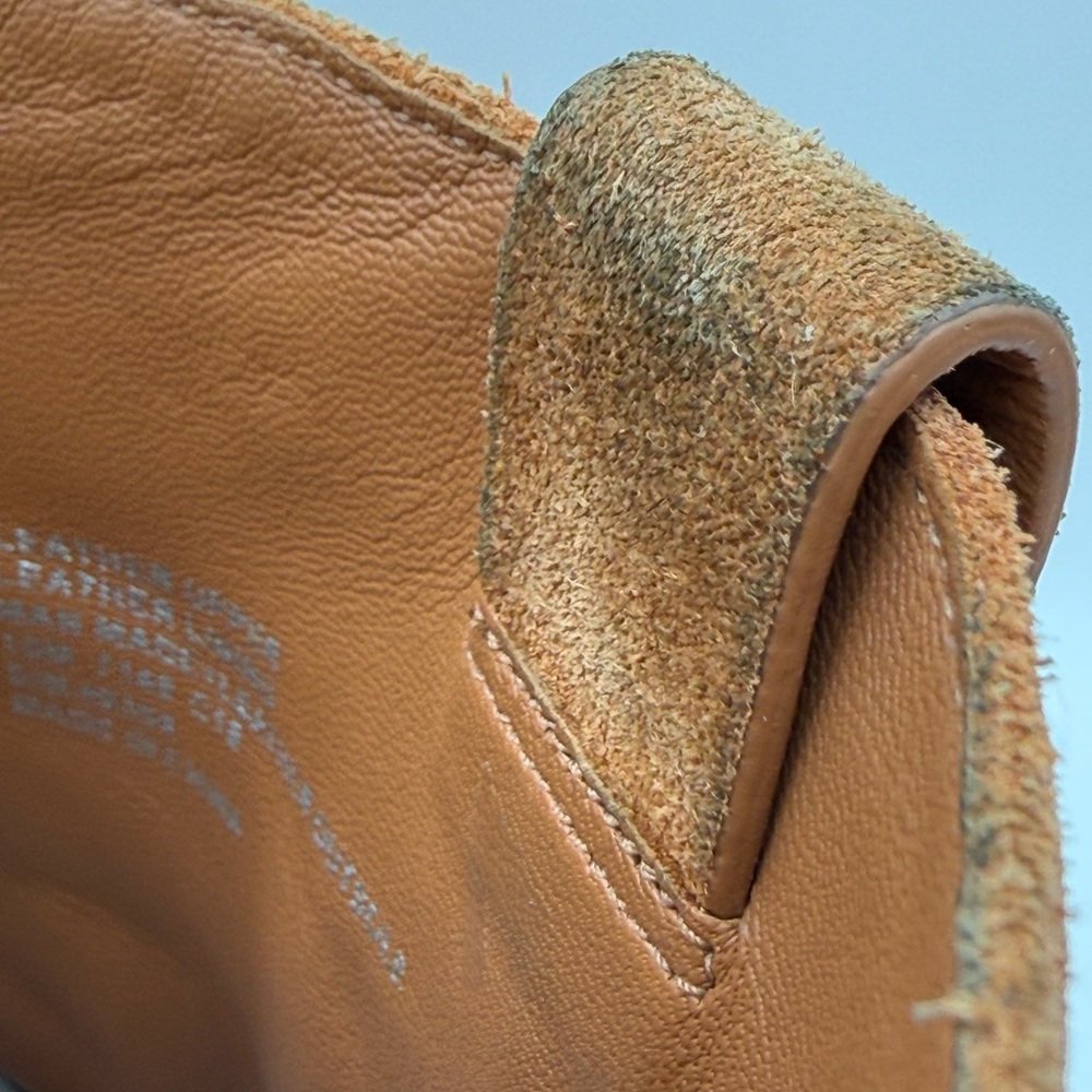 Tory Burch Marsden Tan Suede Booties | Classic Ankle Boots with Block Heel SZ 10 - Picture 12 of 16